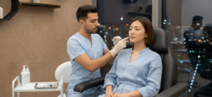 harmonização facial linhas de marionete